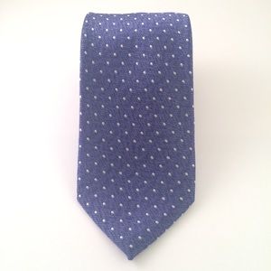 Perry Ellis Blue and White Dot Men's Tie